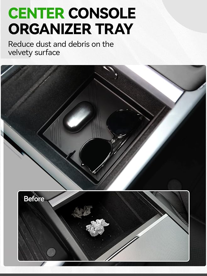 7PCS Center Console Organizer Tray - Image 4