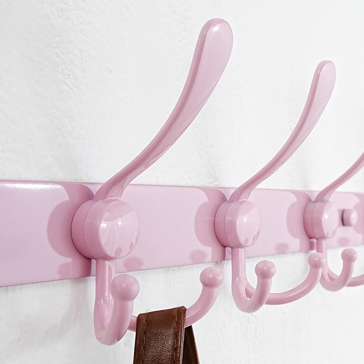 Coat Rack Wall Mounted - 5 Tri Hooks, Heavy Duty, Stainless Steel