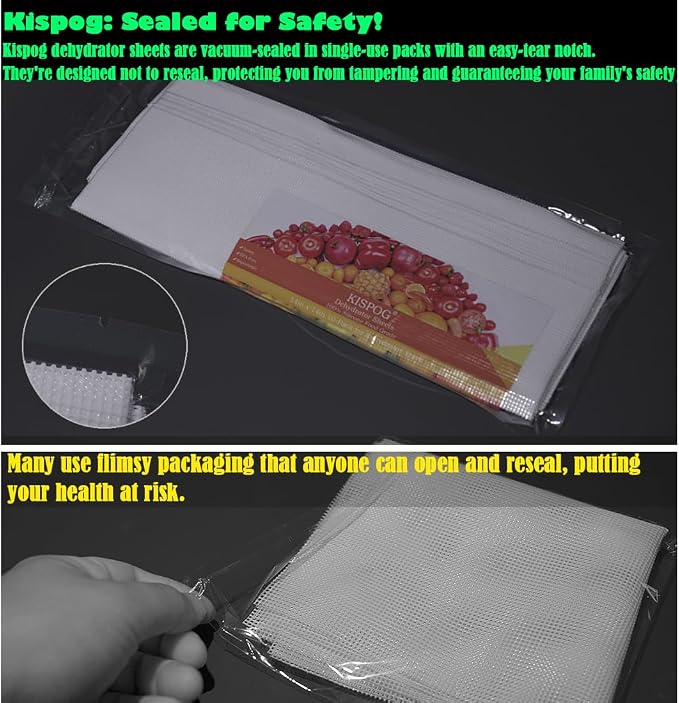 Non-Stick Silicone Dehydrator Liners: 15x15 inch - Image 8