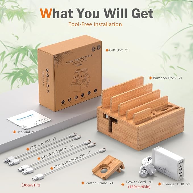 Pezin & Hulin Bamboo Charging Station - Image 4