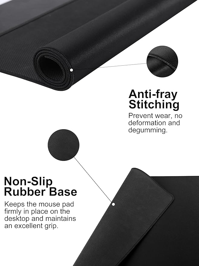 TopMade Mouse Pad with 15W Fast Wireless Charging, 35.43"x15.75" XXXL Large - Image 5
