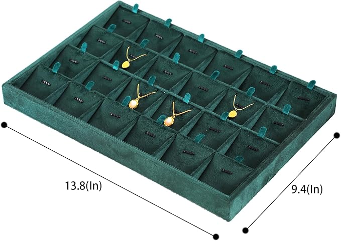 Necklace Display Tray, Velvet Jewelry Organizer, Premium Pendant Display - Image 3