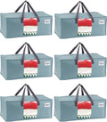 VENO 6 Pack Moving Bags for College, Heavy-Duty Storage Totes, Moving Boxes and by Veno