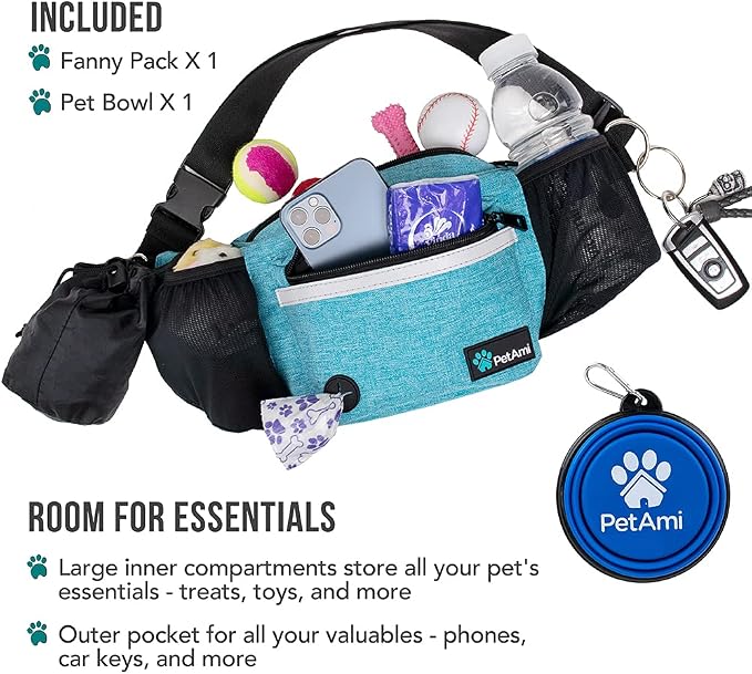 PetAmi Dog Fanny Pack, Treat Pouch - Image 2
