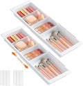Lifewit 2 Pack Sliding Makeup Drawer Organizer Trays by Lifewit