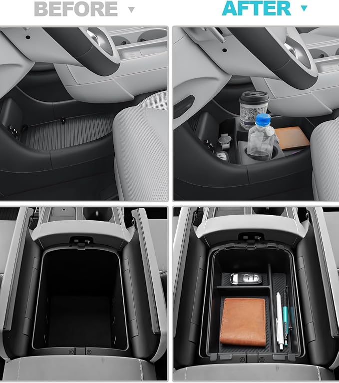 CDEFG 3Pcs Center Console Organizers - Image 3