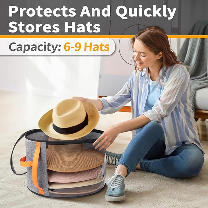 Oversized Clear Hat Storage Box - Image 3
