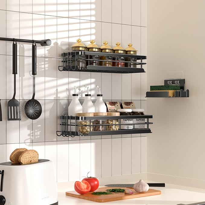 Large Capacity Shower Caddy, Heavy-Duty Adhesive Shower Organizers - Image 9