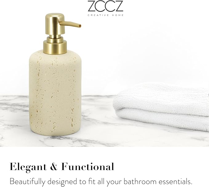 ZCCZ -Beige Bathroom Accessories Set 4 Pcs - Image 2