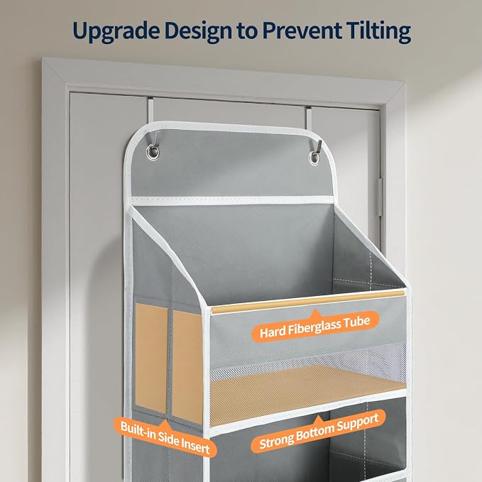 Yecaye Over The Door Organizer, Heavy Duty Hanging Organizers and Storage - Image 3