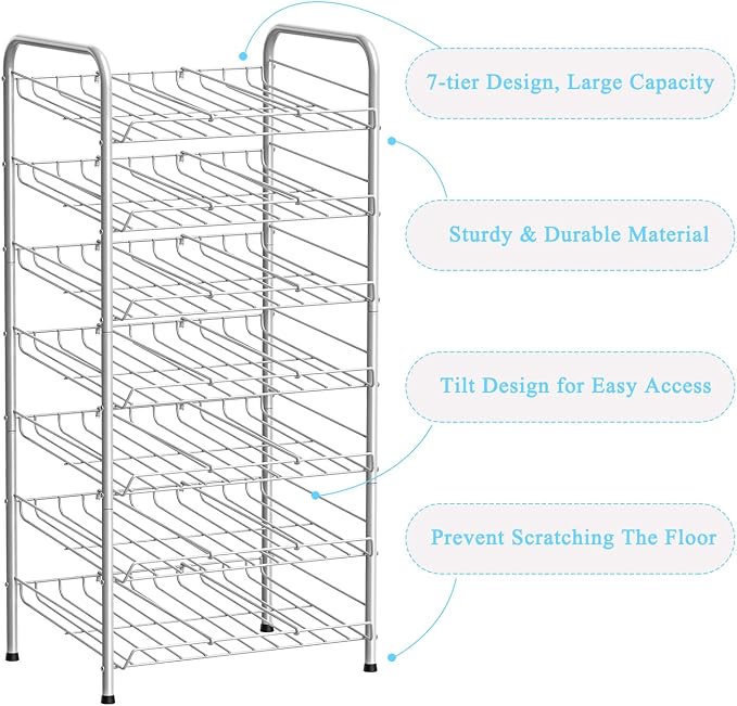 Vrisa Can Organizer for Pantry 7-tier Can Organizer Can Good Organizer for - Image 5