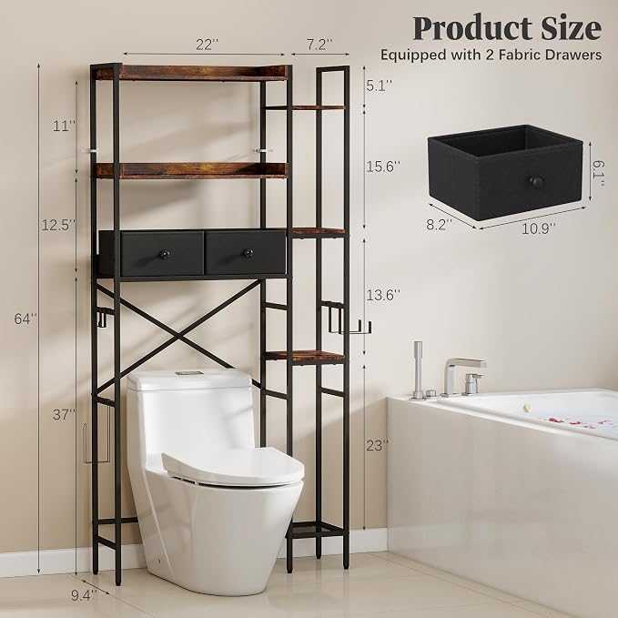 Over The Toilet Storage Shelf - Image 2