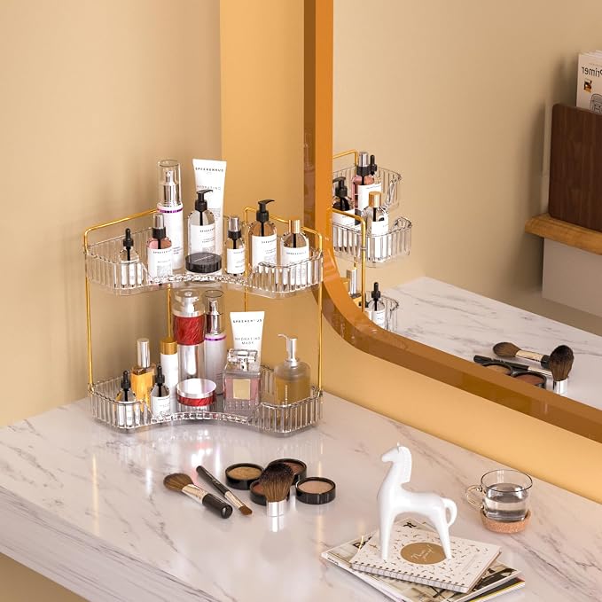 GTI 2 Tier Bathroom Counter Organizer, Makeup Organizer Perfume - Image 7