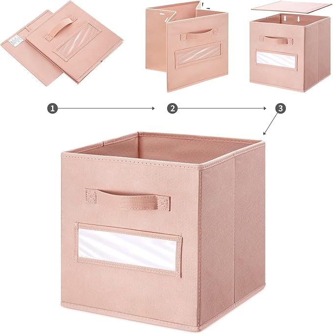 artsdi 13x13x13 storage cube bins Fabric storage cubes - Image 4