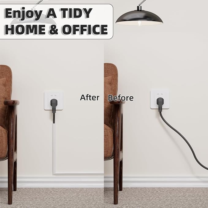 39" Side Buckle Cable Hider for 1 Cords, Extension Cord Covers for Wires On Wall - Image 6