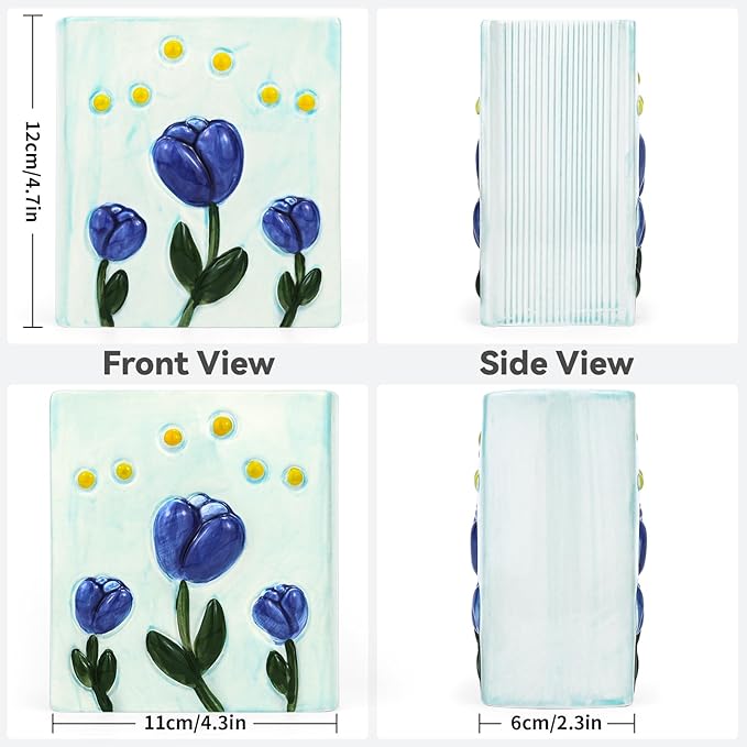 Book Vase Tulip Pencil Cup Pen Holder - Image 2