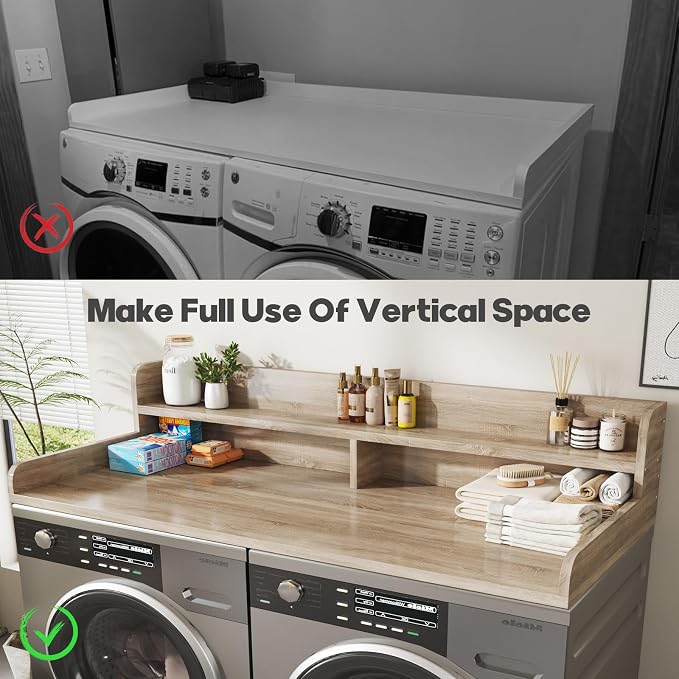 2-Tier Washer and Dryer Countertop - Image 7