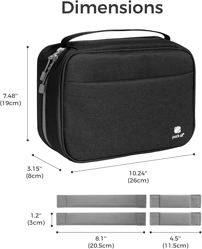 pack all Electronic Organizer Plus, Larger Capcity Cable Organizer Bag - Image 6