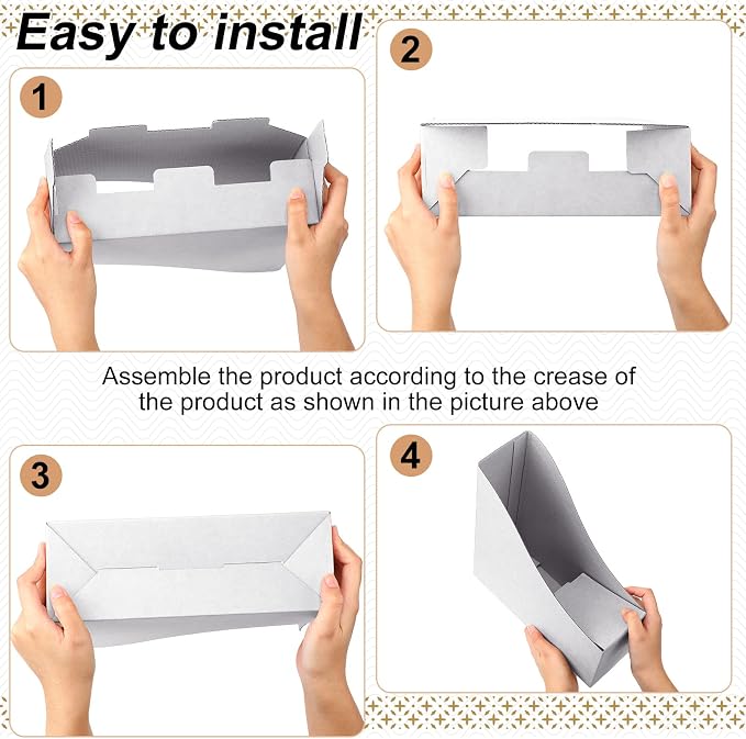 Thenshop 24 Pcs Cardboard Magazine File Holders Magazine Book Bin Box - Image 3