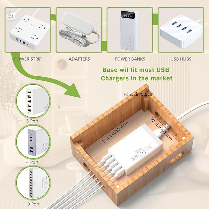 Pezin & Hulin Bamboo Charging Station - Image 4