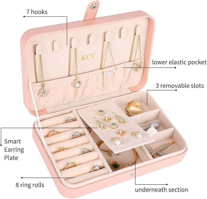 KCY Travel Jewelry Organizer Box - Image 2