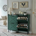 Shoe Storage Cabinet, Farmhouse Shoe Organizer by Barnyatoh