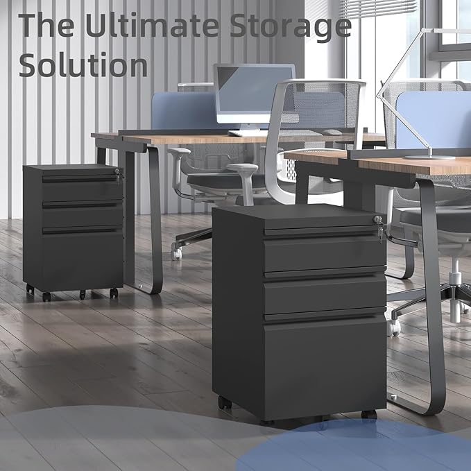 Filing Cabinets for Home Office, Mobile File Cabinet - Image 5