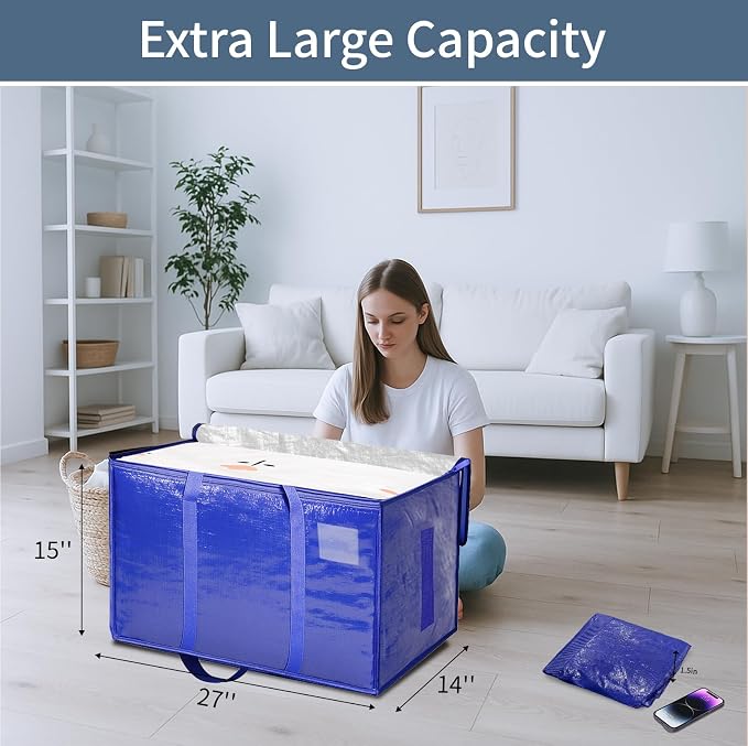 8 Pack-Extra Large Heavy Duty Moving Bags - Image 8