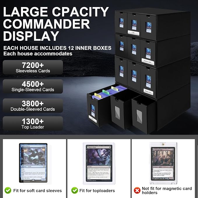 7200+ Card Storage Box, 1300+ Toploader Storage Box - Image 2