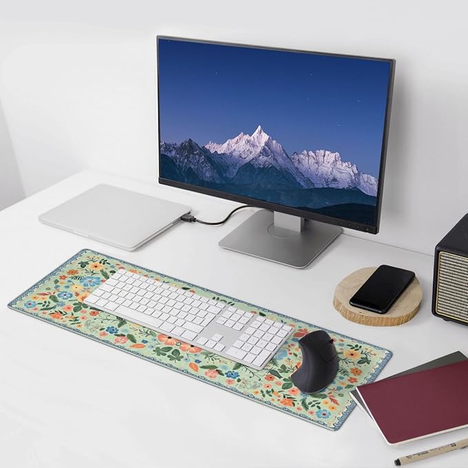 Gaming Mouse Pad, Large Non-Slip Rubber Base Mousepad, Keyboard Mouse Mat - Image 9