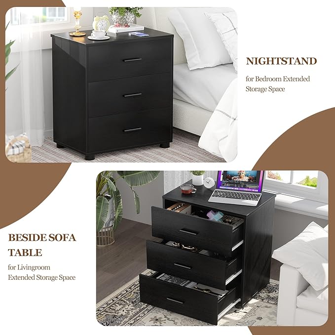 Aheaplus Closet Drawers Set of 2, Wood Closet Organizers and Storage - Image 6