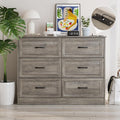 Fameill Dresser for Bedroom, 6 Drawer Wide Dresser Organizer with