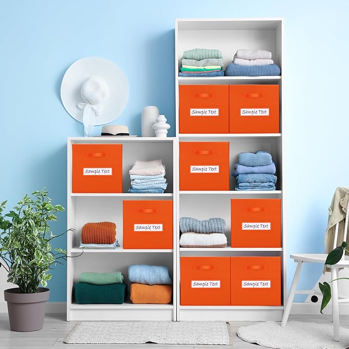 artsdi 13x13 storage cube bins Foldable Fabric storage cubes - Image 6