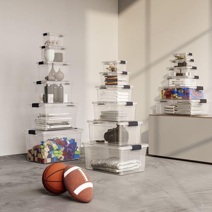 Superio Clear Plastic Storage Bin - Image 6