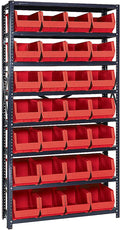Quantum Storage Systems QSBU-240RD Giant Open Hopper Steel Shelving System by QuantumStorageSystems