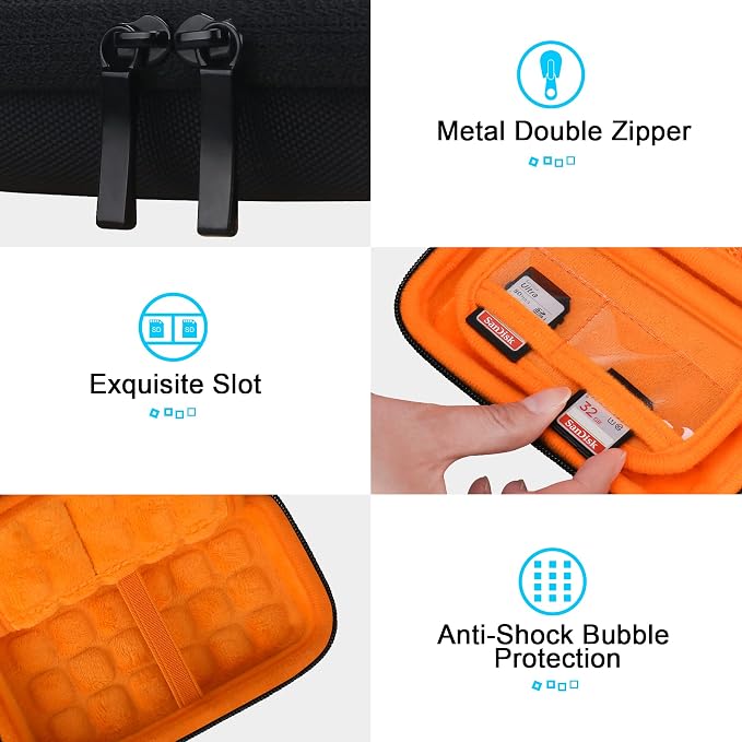 Lacdo Hard Carrying Case for SanDisk Extreme Pro/SanDisk Extreme Portable - Image 3