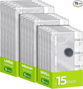 Vacuum Bags for Travel, 15 Pack Carry-on Size Compression Packing Bags for by VACKFOXVacuumStorageBags