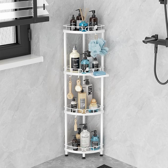 SWTYMIKI Corner Shower Caddy Standing by SwtyMiki-TidyHomeSweetLife