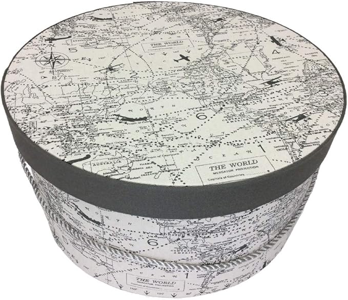 Sarah's Hat Boxes Classic Travel Hat Box – 14.75" x 7.5" Handmade in USA – - Image 5