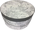 Sarah's Hat Boxes Classic Travel Hat Box – 14.75" x 7.5" Handmade in USA – by SarahsHatBoxes