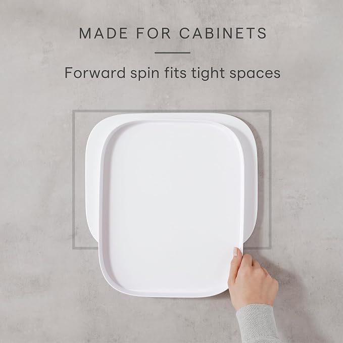 YouCopia MagicTrack Rectangle Lazy Susan Turntable: Kitchen & Bathroom Pantry - Image 3