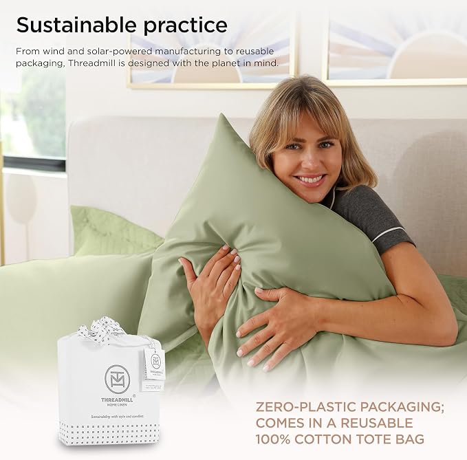 Threadmill Supima Cotton Sheets Queen | 656 Thread Count - Image 7