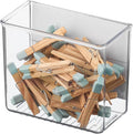 iDesign Magnetic Small Clear Plastic Organizer Bins by iDesign