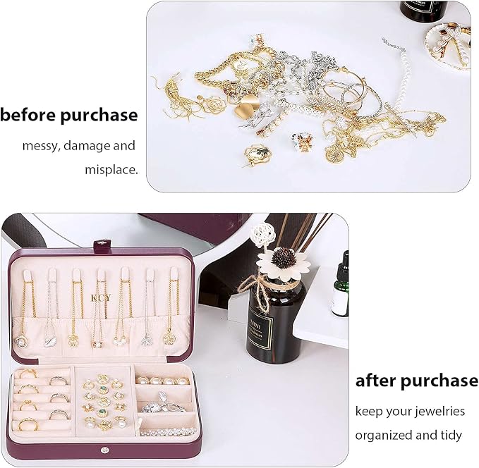 KCY Travel Jewelry Organizer Box - Image 6
