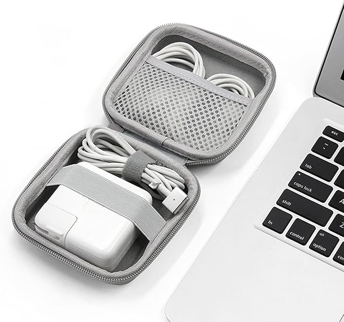 Charger Case for Macbook, Portable Tech Electronic Organizer Bag, Travel - Image 6