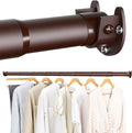 Closet Rod - Closet Rods for Hanging Clothes, 17 to 97 inch Adjustable Closet by SUTINE