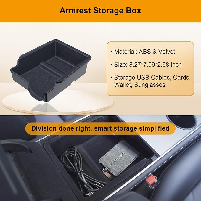 Center Console Organizer Tray 5PCS - Image 4