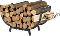 30“ Firewood Rack Outdoor and Indoor, Compact Firewood log Storage & Holder by Kendane