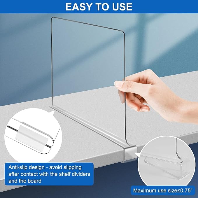 Acrylic Shelf Dividers - Image 5