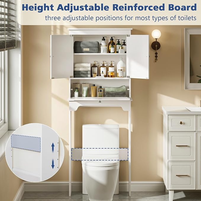 Over The Toilet Storage Cabinet, Bathroom Cabinet Over Toilet - Image 4